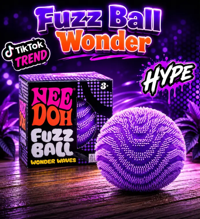 Violetter Fuzz Ball
